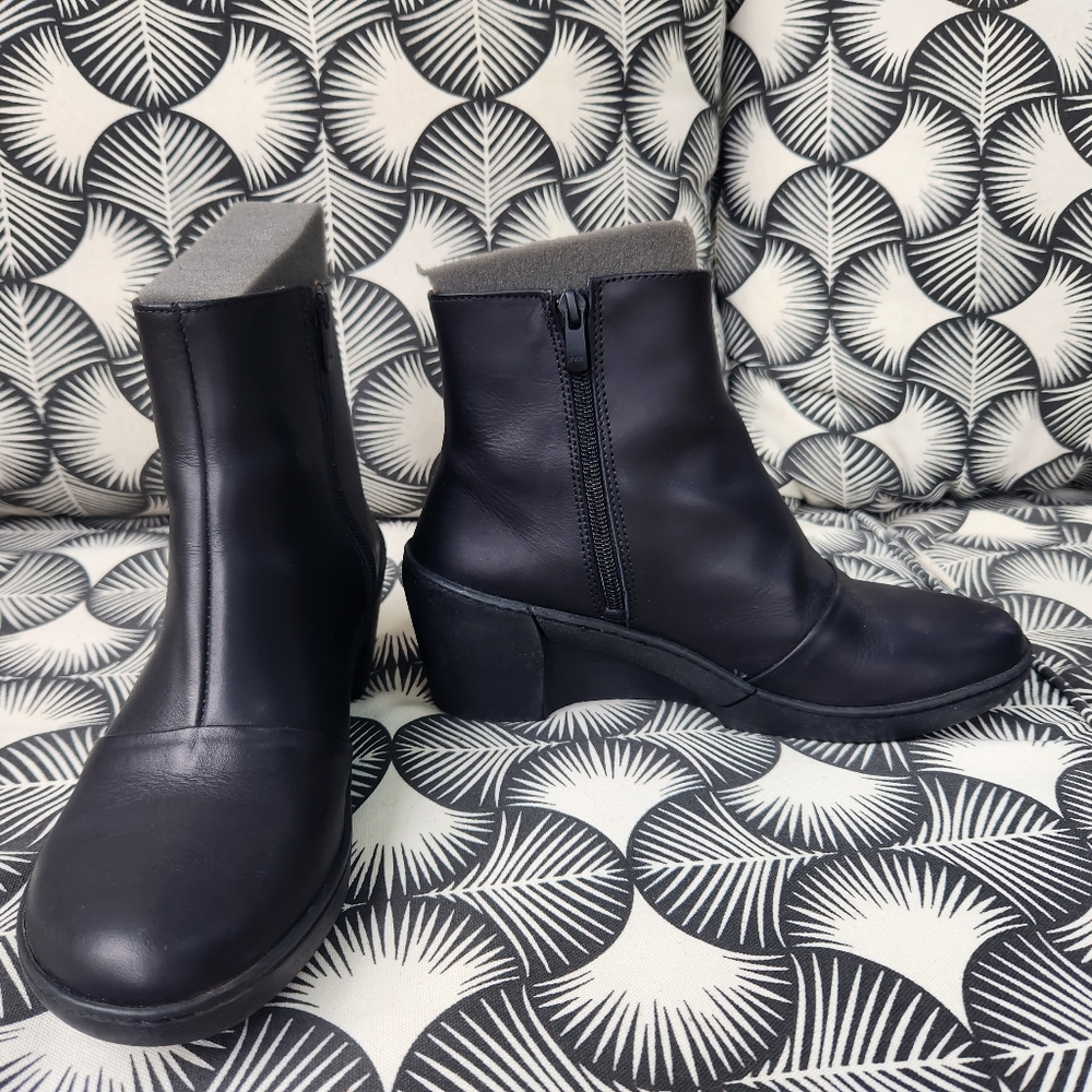The Art Company Womens Black Rotterdam Leather Boots Size 40
